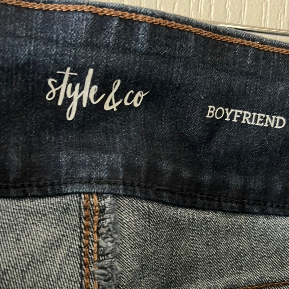 Style & Co. High Rise Blue Jeans - Picture 2 of 6
